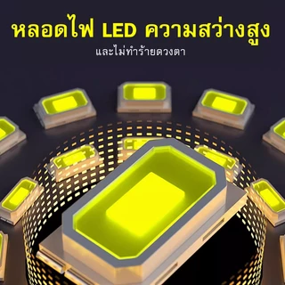 VJP ไฟตั้งแคมป์พกพา หลอดนีออน หลอดไฟ LEDไร้สาย 300W ให้แสงสว่างต่อเนื่องเป็นเวลา 12 ชั่วโมง เปลี่ยนได้ 3 สี ชาร์จได้