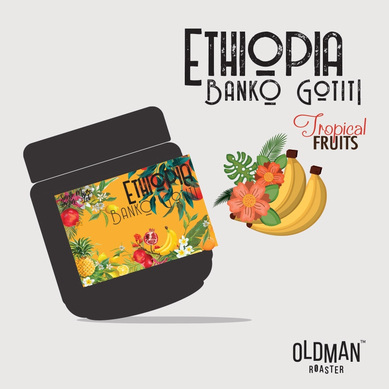 เมล็ดกาแฟ ETHIOPIA YIRGACHEFT BANKO GOTITI (คั่วอ่อน) by OLDMAN ROASTER