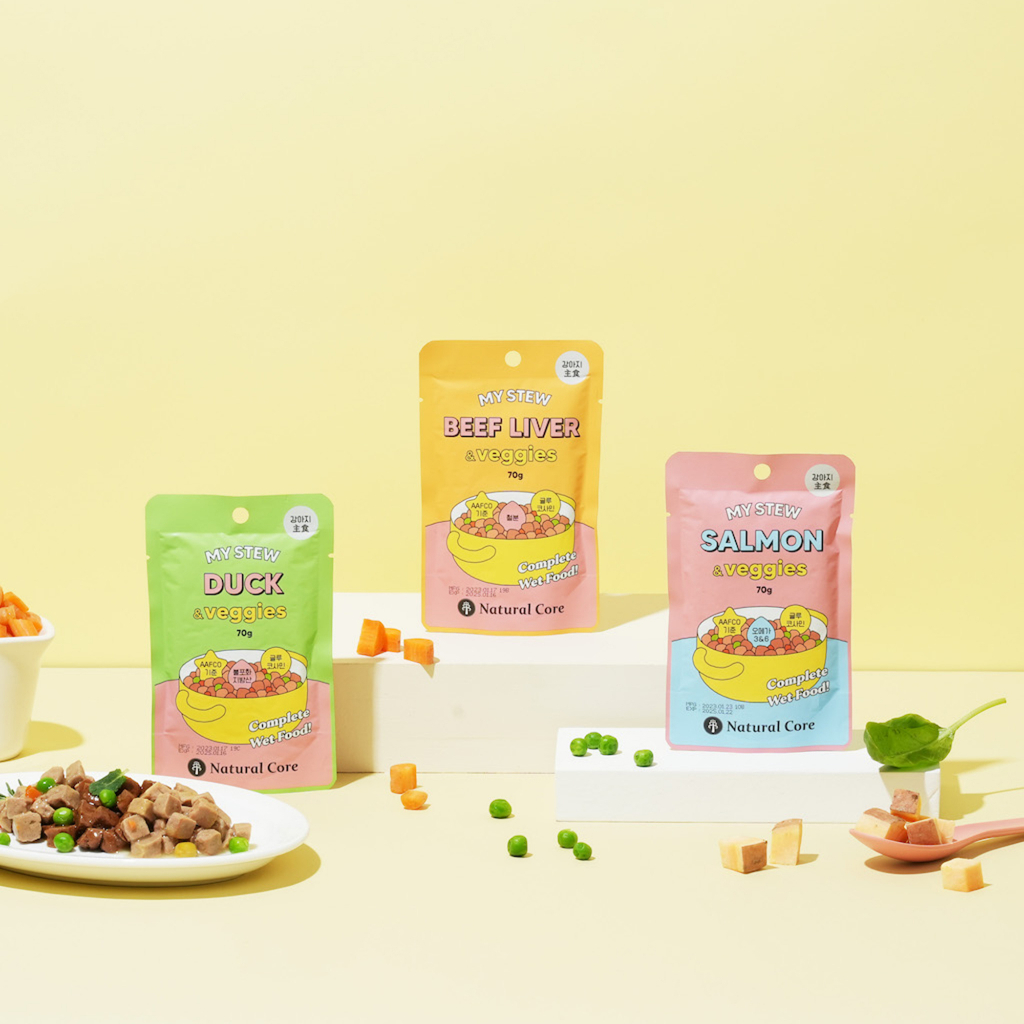 14ซองNatural Core Stock My Stew ซุปสตูว์ สำหรับสุนัข นำเข้าจากประเทศเกาหลี 🇰🇷