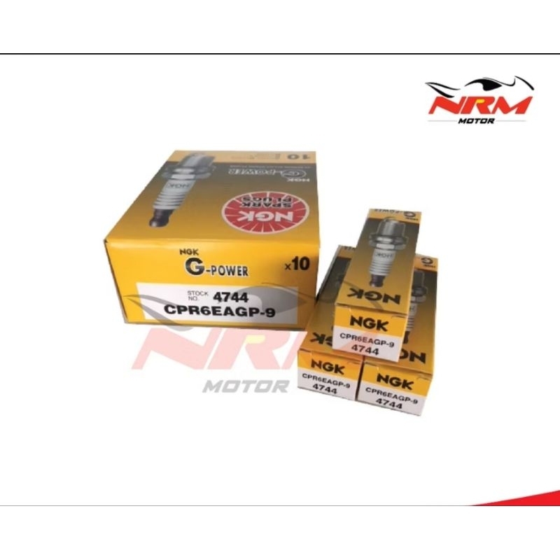 ยกกล่อง! หัวเทียน CPR6EA-9 ยี่ห้อ NGK