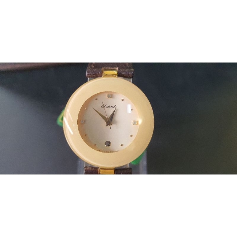 นาฬิกา ORIENT หน้าปัดครีมของแท้