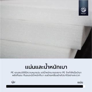 Mercury Mattress ที่นอนยางพาราอัดแท้ 100% ช่วยลดอาการปวดหลังได้ดี รุ่น PARARELAX หนา 6 นิ้ว