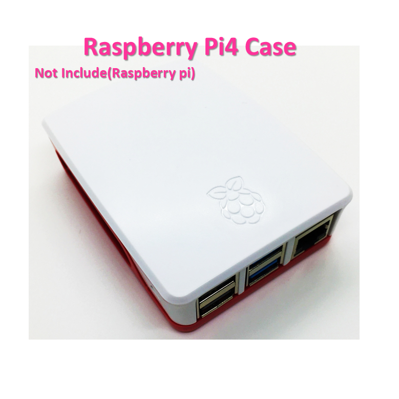 เคส Raspberry Pi 4B Case (Red + White)