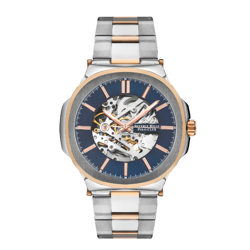 Beverly Hills Polo Club  BP3635X.590  Automatic  นาฬิกาข้อมือผู้ชาย  Silver / RoseGold