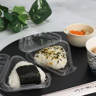 (50 ชิ้น) กล่องใส่อาหาร Food Pack KL-51 (OPS) สำหรับโอนิกิริ Onigiri