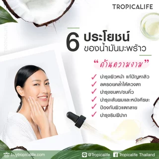 น้ำมันมะพร้าวเกรดเครื่องสำอาง สกัดเย็นออแกนิค100% COCONUT OIL น้ำมันบำรุงผิว น้ำมันนวด ออยล์ทาผิว