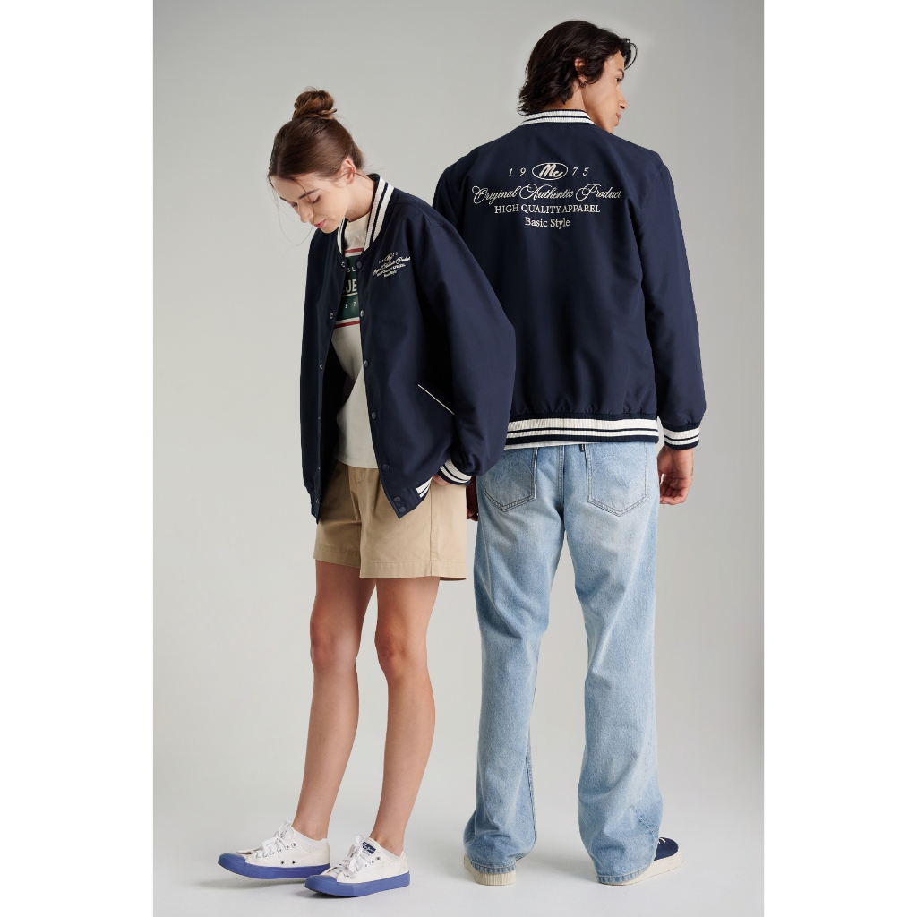 Mc jeans เสื้อแจ็คเก็ตบอมเบอร์ Unisex แขนยาว MJCP070