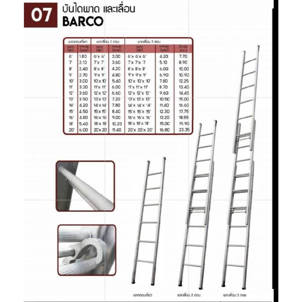 บันไดพาดเลื่อน 2 ตอน 8X8