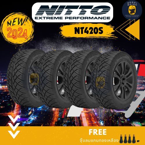 NITTO รุ่น 420S (MADE IN JAPAN) 255/50R18 255/55 R18 265/60R18 265/50R20 (ราคาต่อ 4 เส้น) ยางปี 2023