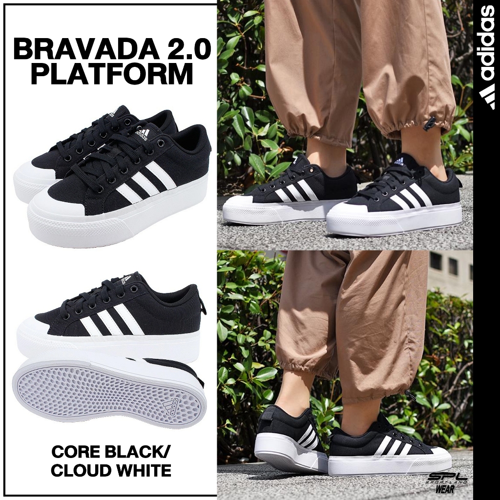 Adidas อาดิดาส รองเท้าผ้าใบ รองเท้าแฟชั่น W Bravada 2.0 IE2310 (2000)