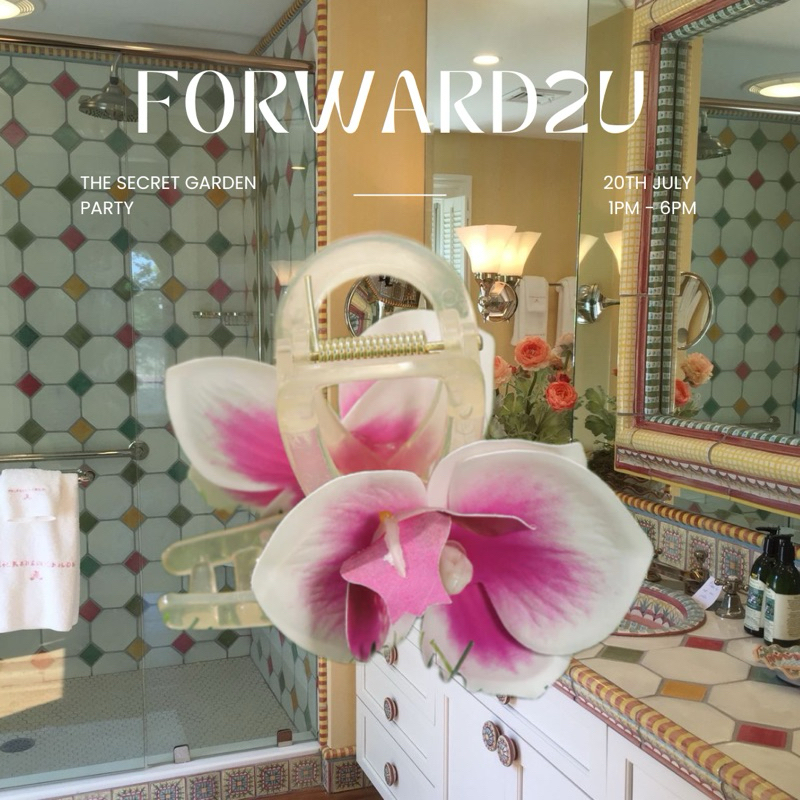 Flowers Hair clips กิ๊บดอกไม้ กิ๊บหนีบผม orchid flower