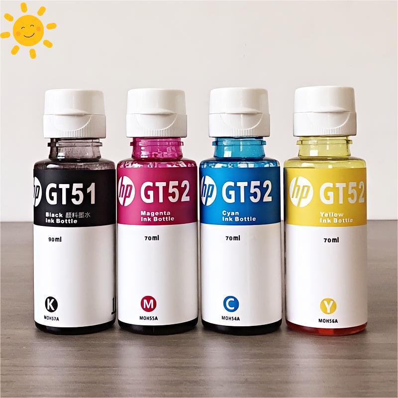 หมึกเติมแท้ HP GT53 XL GT51 , GT52 Set 4 สี 4 ขวด For Hp HP315 HP415 HP500 HP515