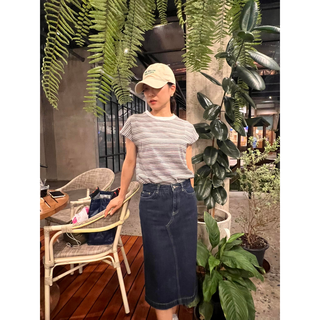The mason Boutique Women Casual Sleeve เสื้อยืดคอกลม ทรงช่วยปกปิดต้นแขน สำหรับ ผู้หญิง ฝ้าย คอตตอน