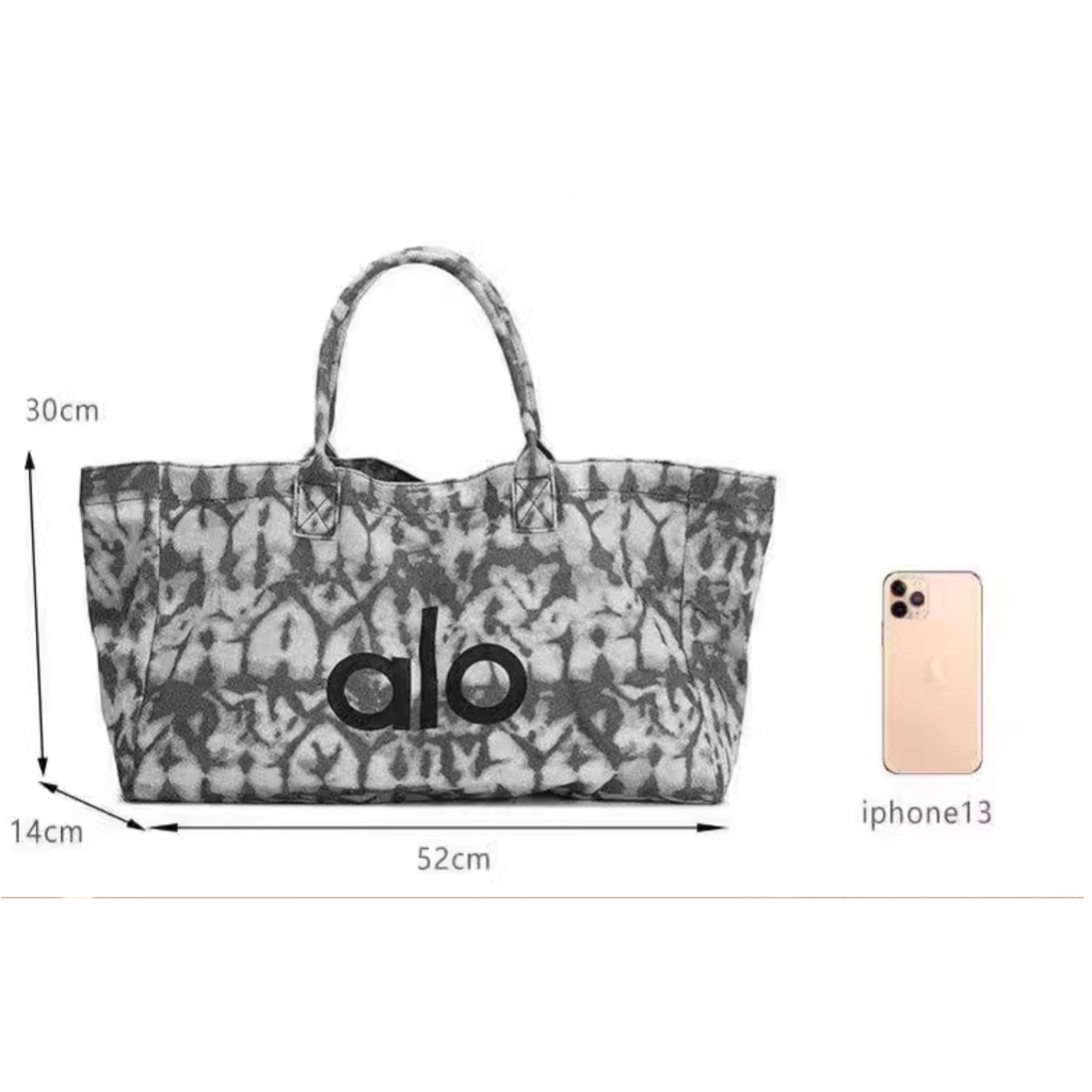พร้อมส่ง ‼️Alo YOGA แท้ กระเป๋าโยคะ กระเป๋าสะพายไหล่ กระเป๋าผ้าใบผู้ชายและผู้หญิง ความจุขนาดใหญ่กระเป๋าช้อปปิ้ง