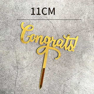 ป้ายปักตกแต่ง Congratulations(Congrats 04)