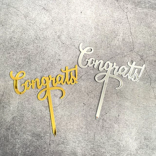ป้ายปักตกแต่ง Congratulations(Congrats 04)