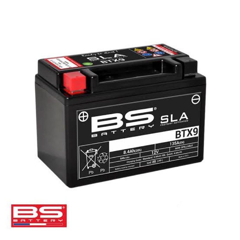 ถูกที่สุด แบตเตอรี่ BS BATTERY BTZ10S(SLA) เบอร์8 9 10 14 แบตเตอรี่มอเตอร์ไซค์ แบตเตอรี่บิ๊กไบค์ แบต