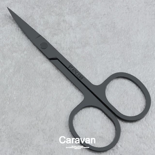 Caravan crew Eyebrow scissors กรรไกรจัดแต่งทรงคิ้ว เล็มขนคิ้ว ขนาดกะทัดรัด จัดเก็บง่าย ดีไซน์มินิมอล