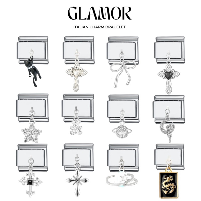 ชาร์ม จี้ห้อย Italian Charm Bracelet