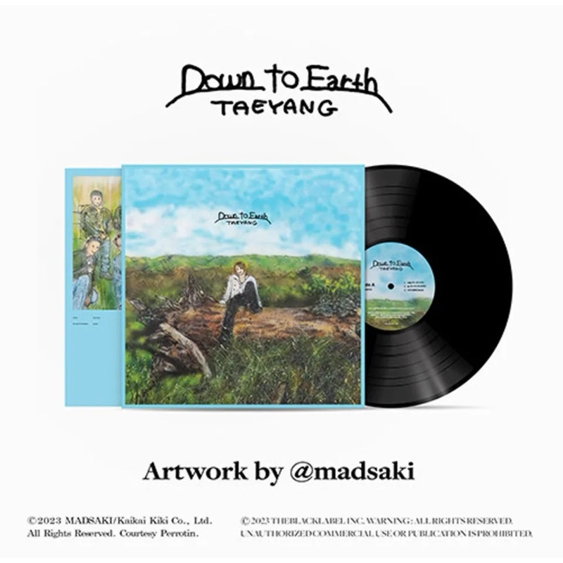 Taeyang album Down to Earth LP VINYL 1000 limited bigbang member