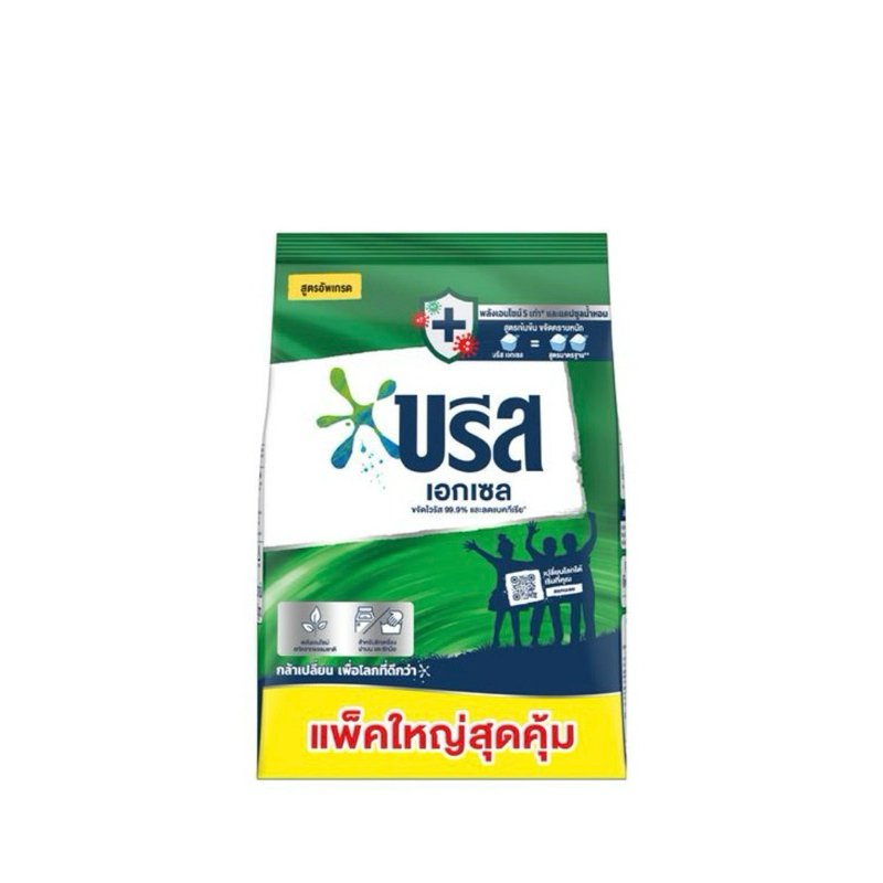บรีส เอกเซล ผงซักฟอก 4000 กรัม สีเขียว