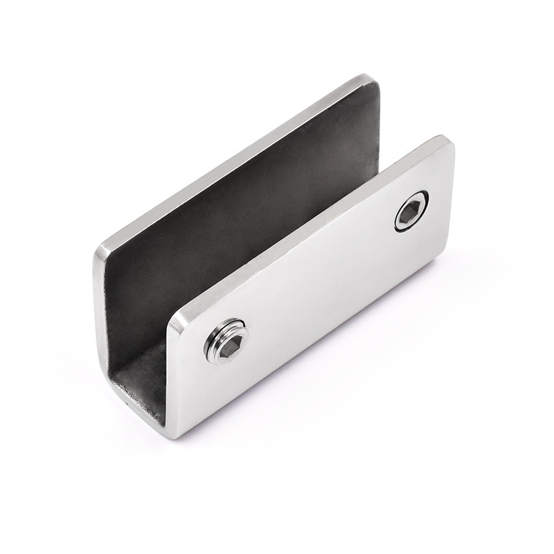 (โรงงานไทย) ตัวหนีบกระจก ตัวยึดกระจก สแตนเลส เกรด304 (แบบไม่ต้องเจาะกระจก)ตัวหนีบกระจก Stainless 304 - รูปที่ 4