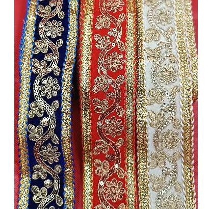 narrow feb lace gotaลูกไม้กพ.แคบจากอินเดียใช้ทำชุดสวยๆ ขนาด 1 ม. และ 9 มnarrow feb lace from india  