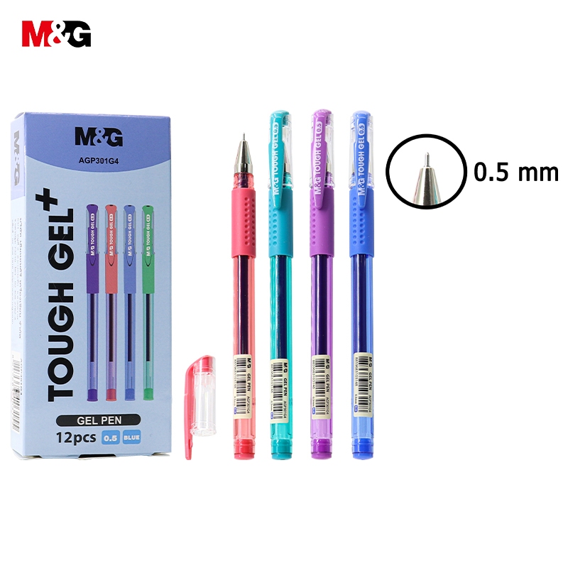 M&G AGP301G4 ปากกาเจล สีน้ำเงิน 0.5mm ปากกาเป็นกลาง สีชัด เส้นคม เขียนลื่น