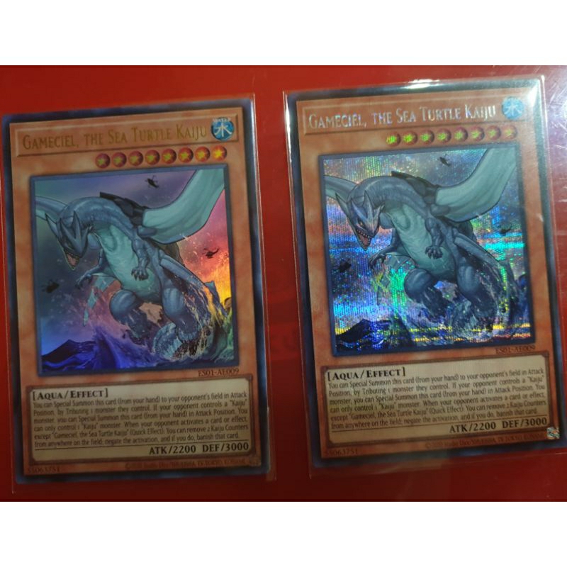 Yu-Gi-Oh Asia English: Gameciel, the Sea Turtle Kaiju ES01-AE009 การ์ดยูกิภาษาอังกฤษของแท้