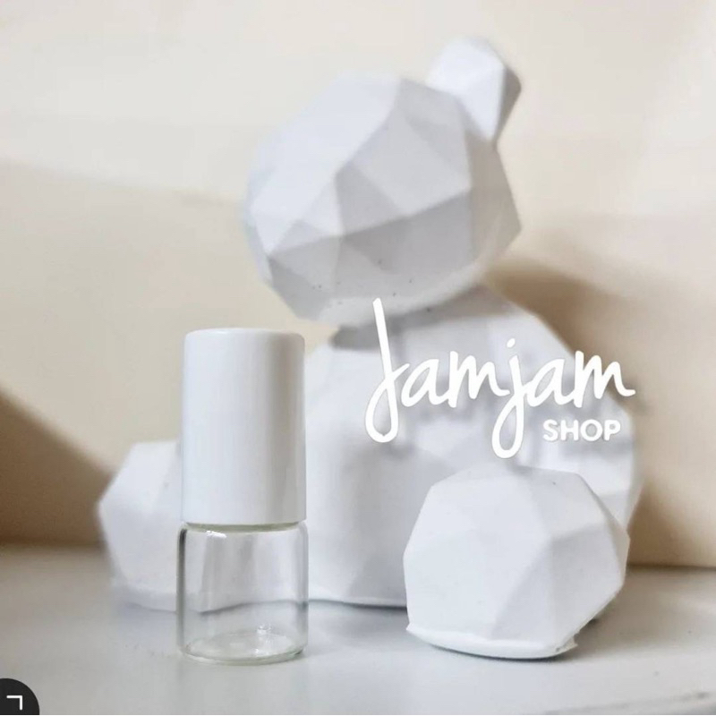 ขวดลูกกลิ้ง ขวดใส-ฝาขาว ขวดน้ำหอม ขวดน้ำมัน ขวดพิมเสน (1ml./2ml./3ml./5ml.)