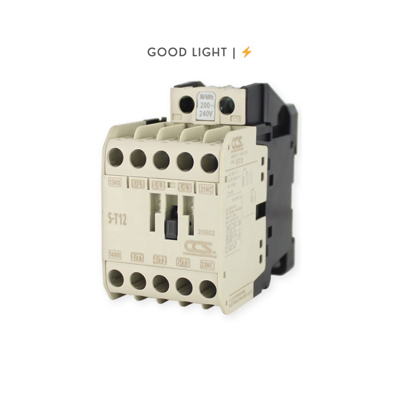 CCS แมกเนติก คอนแทกเตอร์ 220V Magnetic Series AC Contactor 220V รุ่น S-T10-S-T21