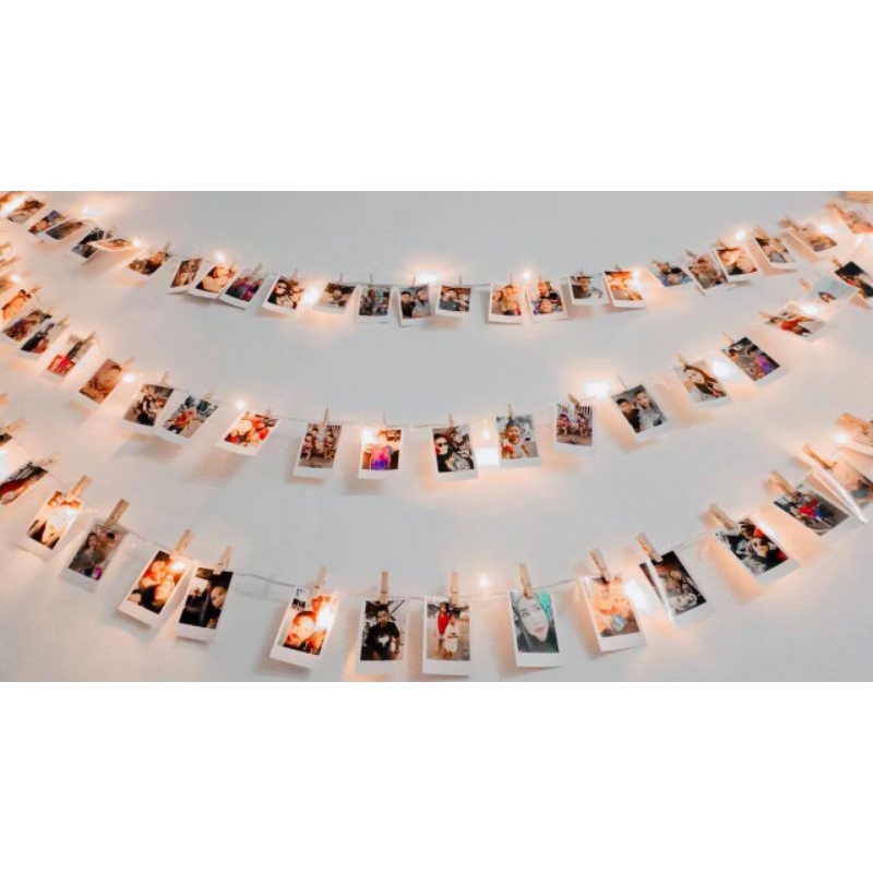 Set.A​1​ รูป+ซอง/ไม้หนีบ+เชือก/ไฟวอมไวท์ 199บาท