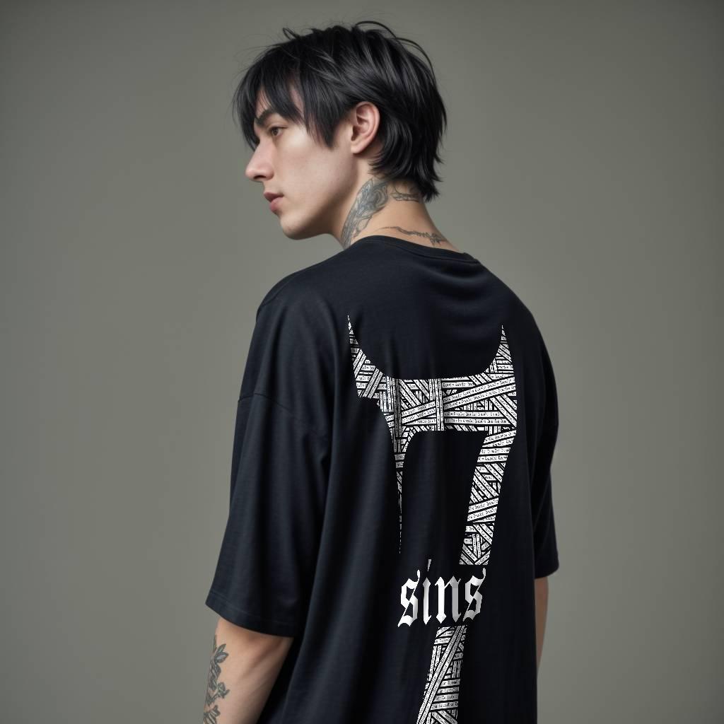 เสื้อคอกลม The Original 7 Sins Symbol