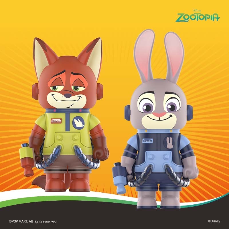 【พร้อมส่ง】POPMART- ：MEGA SPACE MOLLY 𝐱 Zootopia 100%