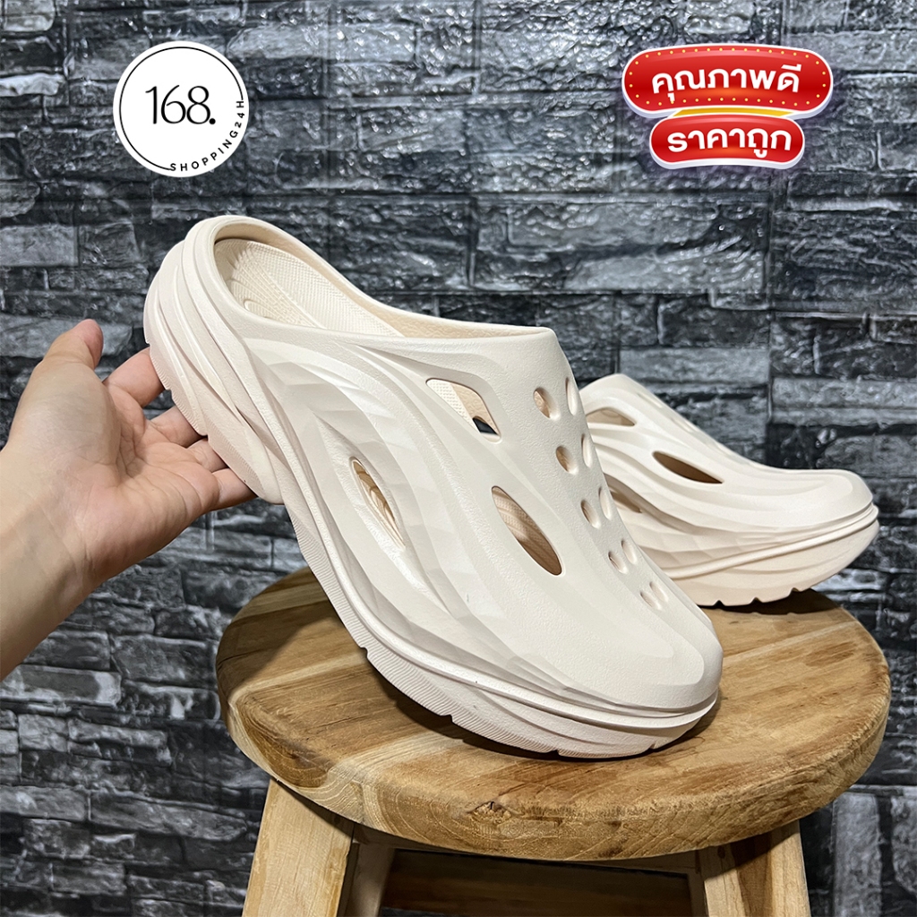 รองเท้าแตะ ผู้ชาย Hoka 2024 ใส่สบายสำหรับ วัสดุผลิตจากยางแท้100% Size M7-M11