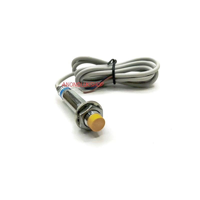 LJ12A3-4-J/EZ  Proximity Sensor  M12 เซ็นเซอร์จับโลหะ  2สาย AC90-250V ชนิด NO ระยะการจับ 4มิล