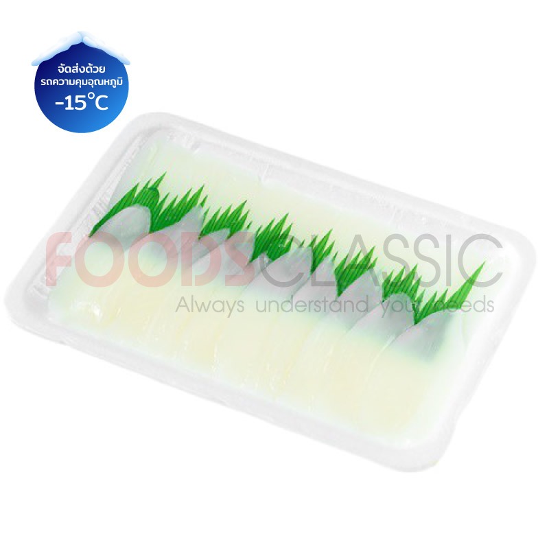 KK013 หมึกซูชิ 6g /Squid Sushi Topping / イカ寿司ネタ