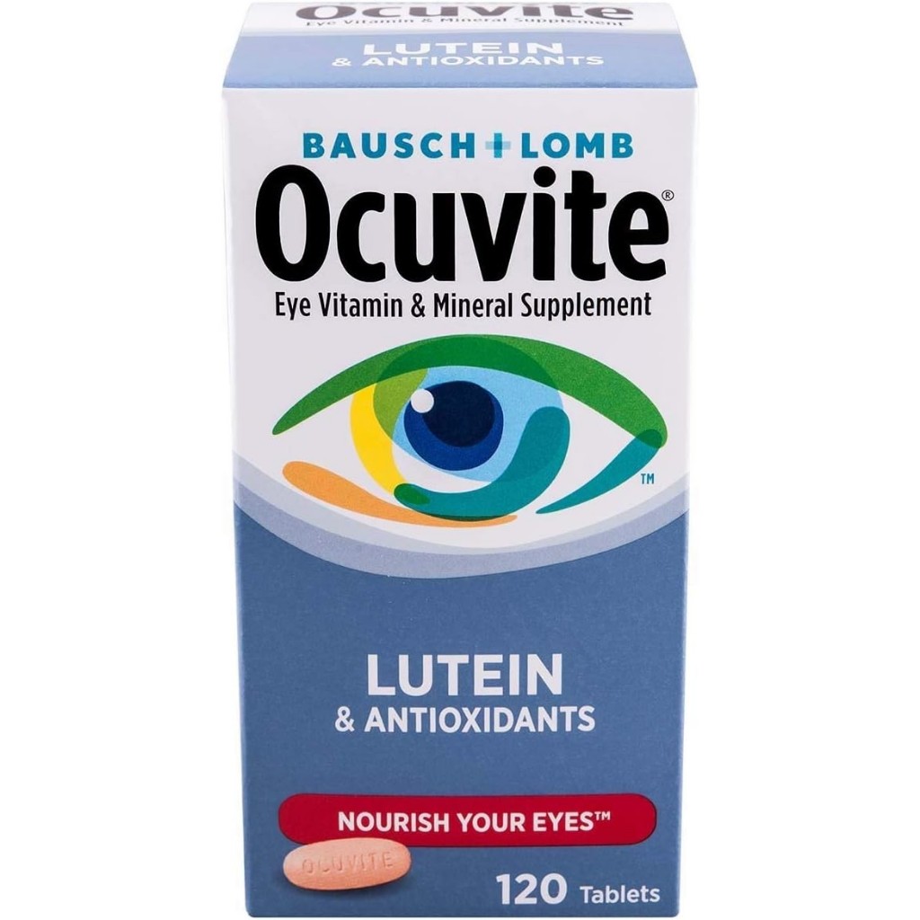 Bausch & Lomb Ocuvite with Lutein - 120 Tablets