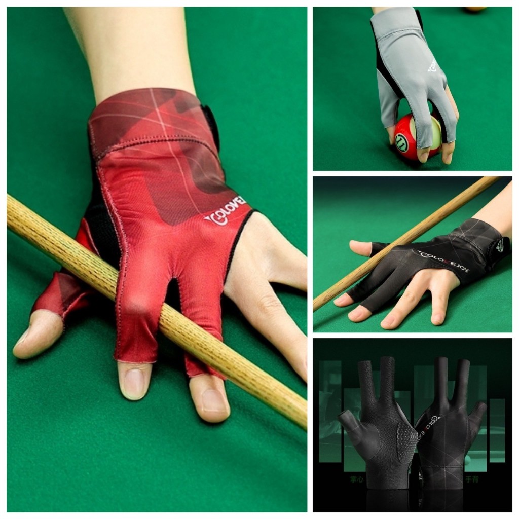 🌈 ถุงมือ สนุ๊กเกอร์ บิลเลียด ถุงมือแทงสนุ๊ก แทงพลู กันลื่น ถุงมือกีฬา ระบายอากาศได้ดี เกรดพรีเมี่ยม 🌈