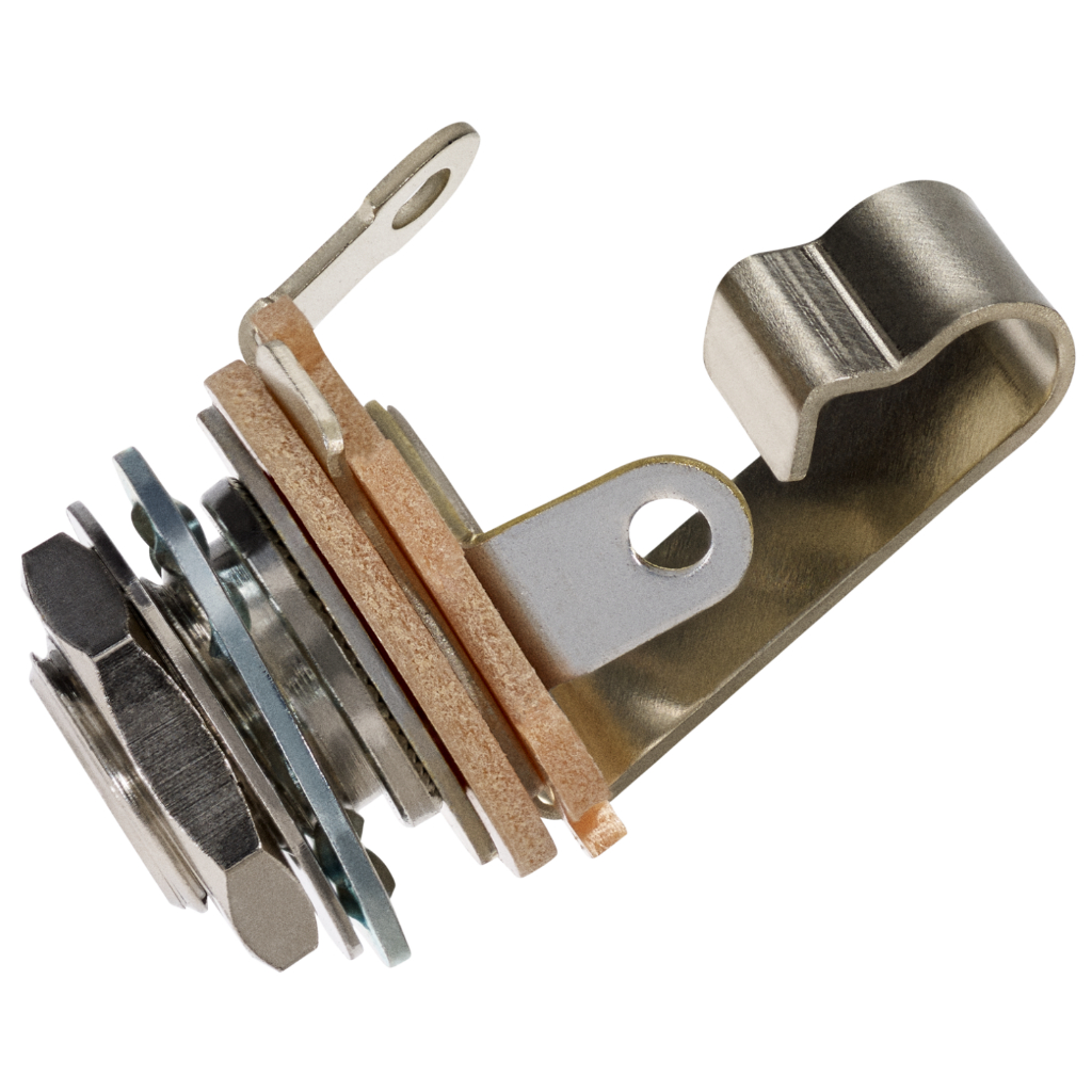 แจ็คเปลือยกีตาร์ OUT PUT JACK แบบโมโน DIMARZIO #EP-1301 SWITCHCRAFT® OUTPUT JACK (2-CONDUCTOR)