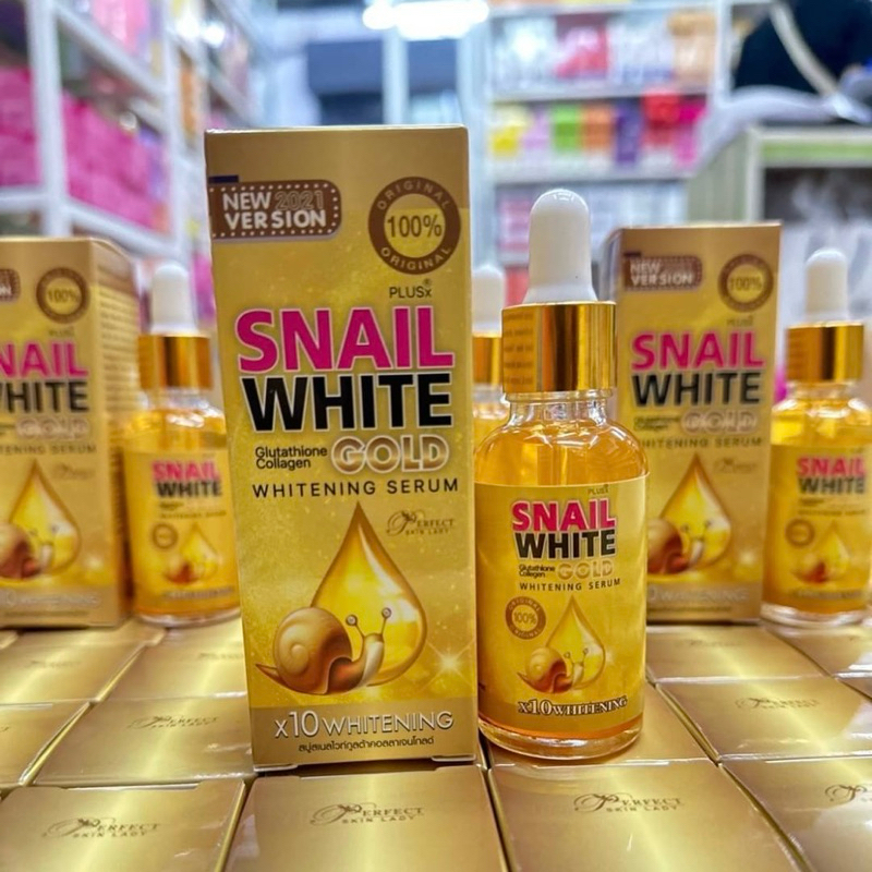 🔺 Snail White Gold Whitening Serum เซรั่มสเนลไวท์ ทองคำ