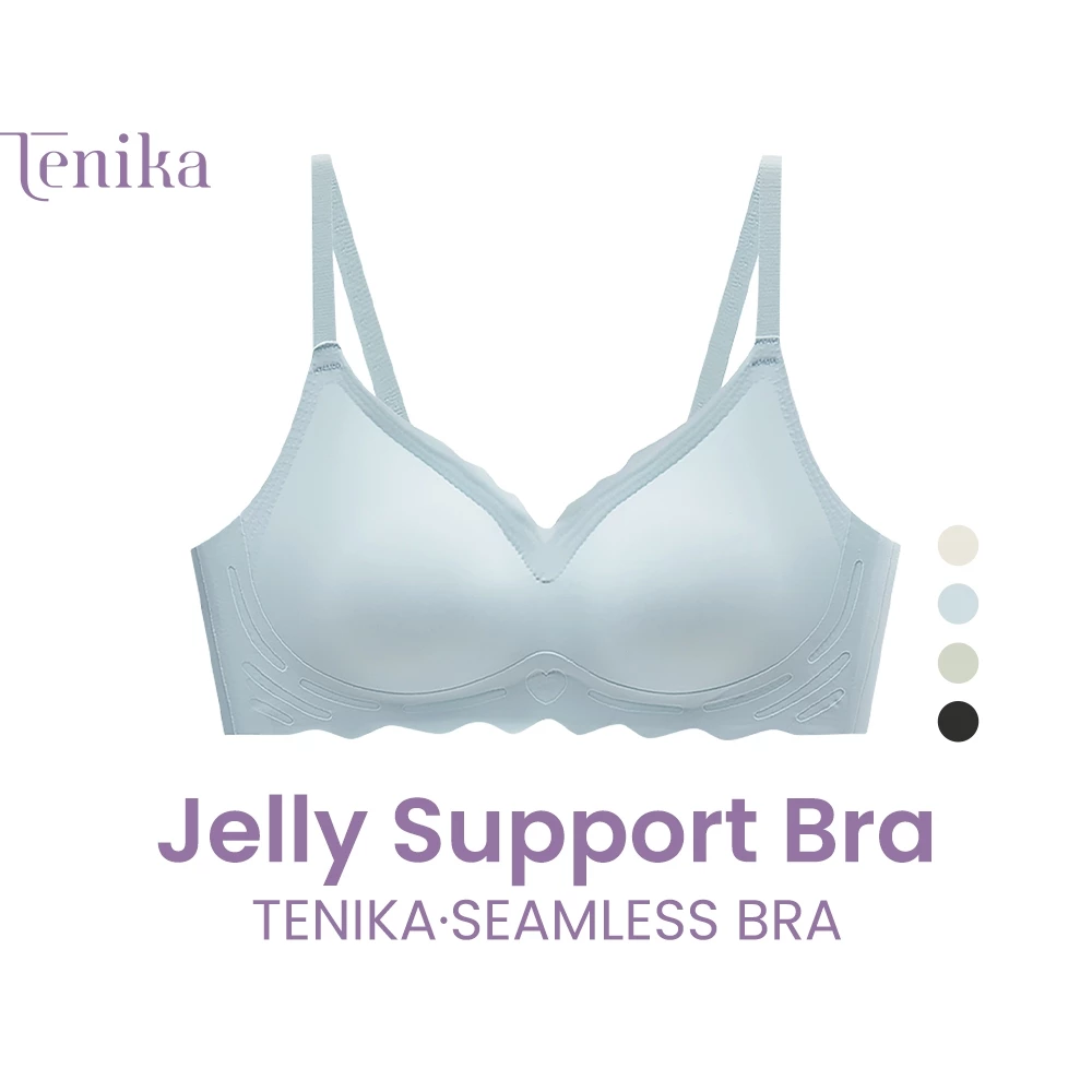 TENIKA เจลลี่บรา บราไร้ขอบ ไร้โครง ใส่สบาย เนื้อผ้านิ่ม เก็บทรงดี ไม่ปลิ้น Bar-015
