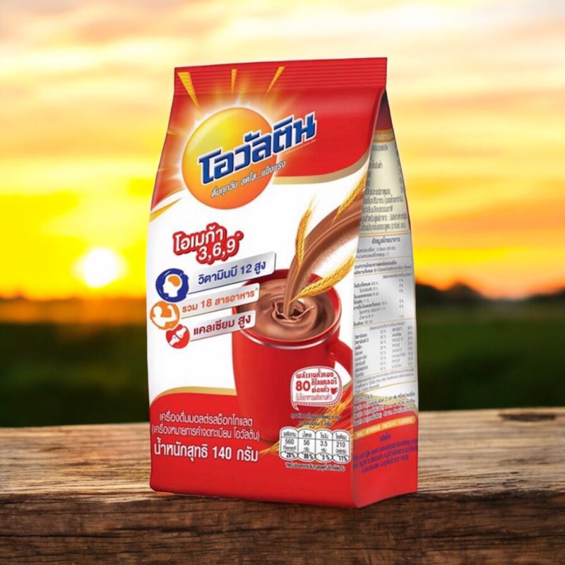 โอวัลติน เครื่องดื่มมอลต์สกัดชนิดผง 60กรัม / 140 กรัม
