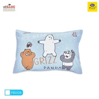 Satin Plus หมอนหนุนใยสังเคราะห์ ขนาด 19" x 29" WE BARE BEARS