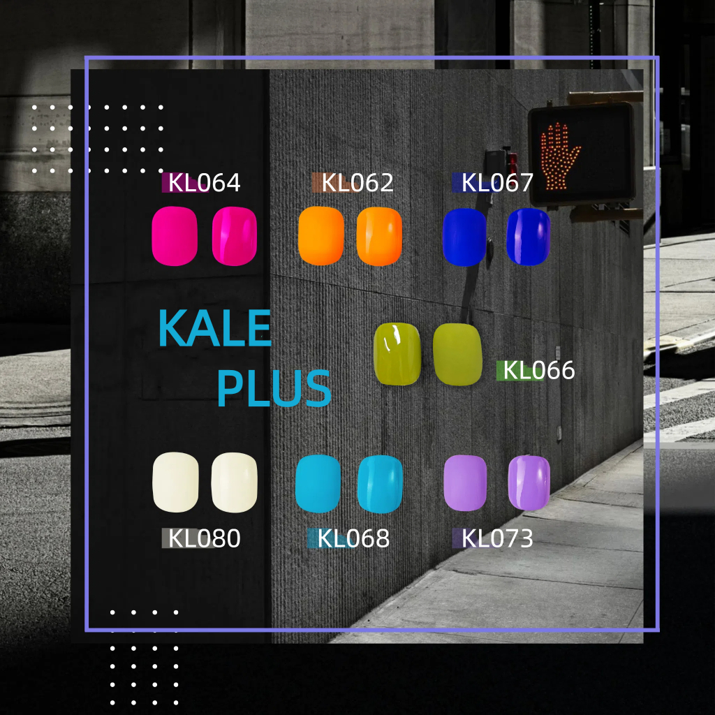 Kale Plus สีเล็บเจลสีพื้น เซ็ตสีสไตล์ยุโรป ขวดใหญ่15ML สีสันสว่างและเข้มขัน เซ็กซี่girl ไม่ตกเทรนด์