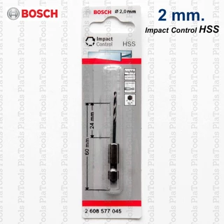 ดอกสว่านเจาะเหล็ก Bosch Impact Control HSS ก้านHEX ขนาด 2- 8มม. (แพ็ค 1 ชิ้น)