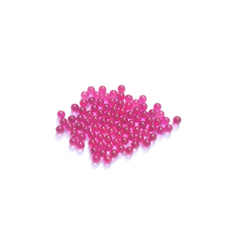 Ruby Balls Made From Synthetic Corundum Gems Stone
