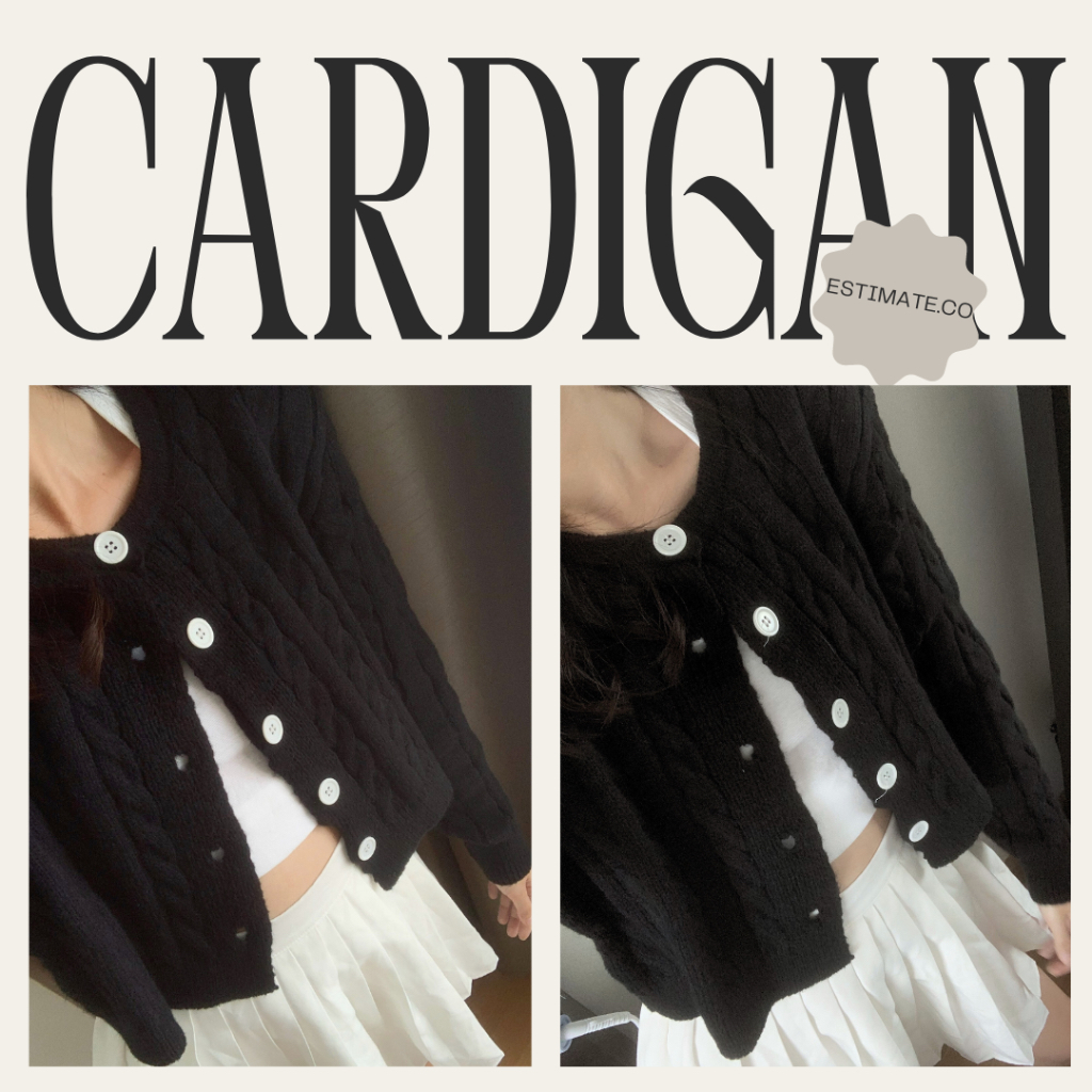 Cardigan | เสื้อคาร์ดิแกน เสื้อคลุม เสื้อไหมพรม - estimate.co