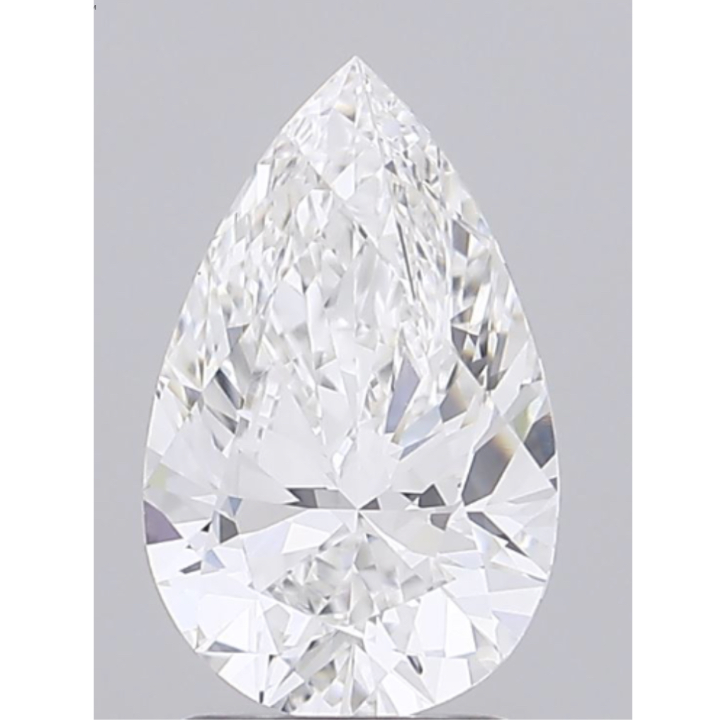 เพชร Pear 2.00 ct F VVS2 Lab Grown Diamond พร้อมใบเซอ IGI
