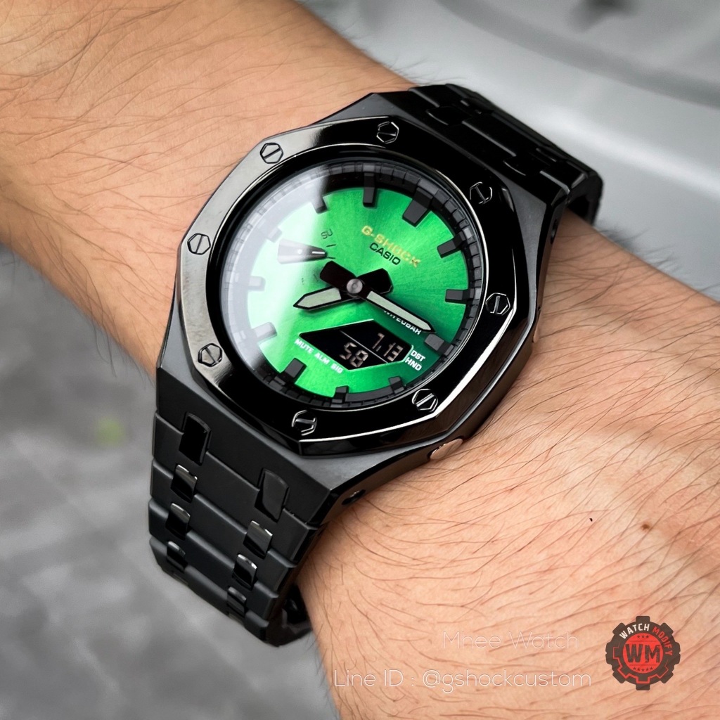G-SHOCK Casioak GA-2100 Custom Loki Suit Black Steel